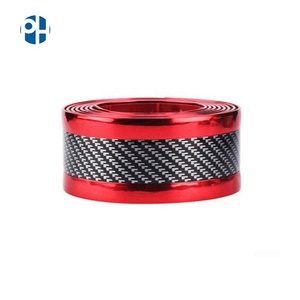 PH fibra di carbonio Auto cromata striscia di rivestimento 3CM 5CM 7CM protezione battitacco porta piastra per esterni accessori per Auto - Product Image 3