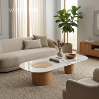 Meubles de style italo-français pour la rénovation de la maison VARIO : salon, table à manger, chaises, table basse
