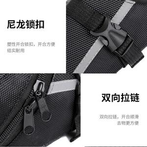 Bolsa para Sillín de Bicicleta Impermeable con Capacidad de 3 Pulgadas, Almacenamiento Trasero para Equipo de Ciclismo, Soporte para Teléfono, Negro, Rojo, Azul - Product Image 4