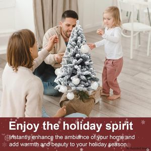 Árbol de Navidad Artificial Blanco de 1.8m con Nieve, Venta al Por Mayor de Fábrica, Personalizado - Product Image 4
