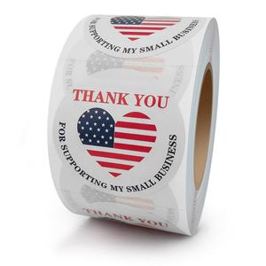 Étiquettes autocollantes personnalisées imperméables avec motif privé, prix de gros direct usine, étiquettes de remerciement - Product Image 4