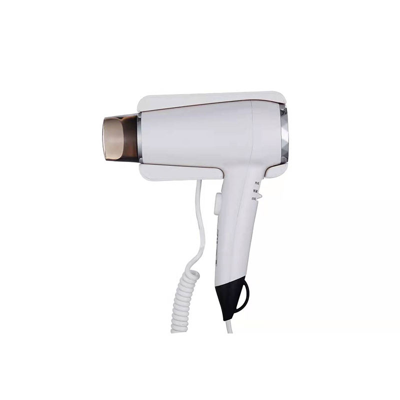 Hotel Wall Mounted Hair Dryer Holder With Shaver Socket|