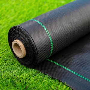 Malla Antihierbas / Manta Plástica para Control de Malezas / Tela para Control de Malezas con Proceso de Tejido 120g Negra para Agricultura - Product Image 2