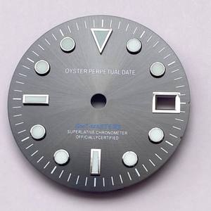 Nuevo NH34GMT con esfera luminosa azul verdosa mejorada, esfera metálica de 28.5 mm y piezas impresas para reloj - Product Image 2