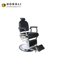2025 Chaise de barbier élégante tout usage pour salons de coiffure Meubles en cuir synthétique et en acier bon marché pour une utilisation au spa