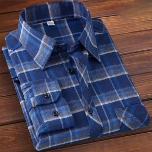 Oem/odm เสื้อ2024ผู้ชายลายตารางหมากรุกเสื้อเชิ้ตแขนยาวแบบหล่อสไตล์นักเลงอเมริกันใหม่ฤดูใบไม้ผลิและฤดูใบไม้ร่วง - Product Image 6