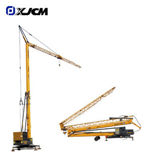 Grue mobile auto-érectile XJCM de 4 tonnes, petite, jaune, pour la construction, 4,2*4,2m - Product Image 1