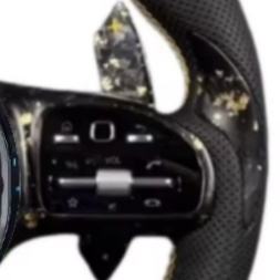 Volant en fibre de carbone pour Mercedes-Benz AMG W204 W205 W213 W212 W220 W221 W222 <span class=keywords><strong>Gle</strong></span> 63 C63, accessoires de voiture - Product Image 4