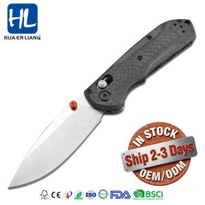 Cuchillo Plegable HL Cutters-062 S90V de Acero Inoxidable con Mango de Fibra de Carbono, para Uso Industrial, Táctico, Supervivencia, Caza y Camping, OEM - Product Image 1