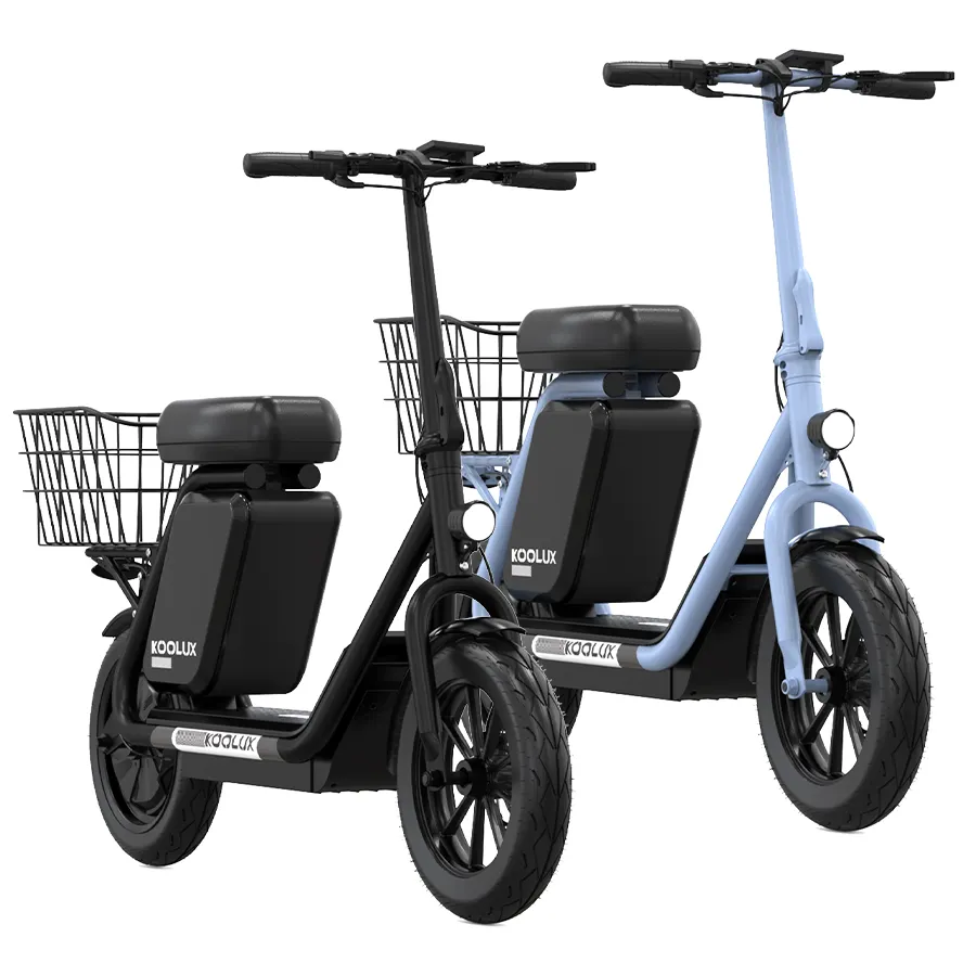 Vélo électrique puissant pliable de roue de l'adulte 14 pouces de double moteur de 350 watts pour des adultes