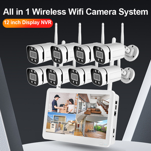 Kit de Cámara de Seguridad Inalámbrica Wifi de 8 Canales y 1080P, Sistema de Seguridad IP CCTV para el Hogar, Kit NVR para Interiores y Exteriores - Product Image 2