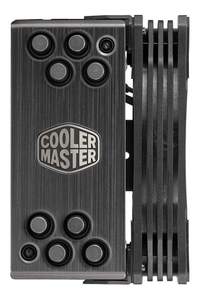 Enfriador de Aire para CPU Cooler Master Hyper <span class=keywords><strong>212</strong></span> <span class=keywords><strong>RGB</strong></span> Black Edition de Alta Calidad, Ventilador SF120R, Tubos de Calor, Acabado Anodizado en Color Gris Metálico y Níquel Cepillado - Product Image 5