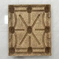 Palettes en bois moulées chinoises imperméables et résistantes à l'humidité, palettes en pin traitées thermiquement pour usage industriel et entrepôt