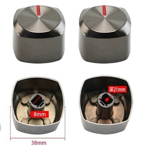 Gas <b>Stove</b> Knob 43mm Zinc Alloy Durable Universal Fit for Tabletop <b>Stove</b> - Product Image 4