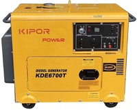 KIPOR POWER Guter Preis 5KVA einphasiger Diesel-Schallschutz generator