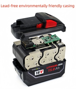 Batería de Repuesto de Alta Calidad para Herramientas <span class=keywords><strong>Milwaukee</strong></span> de 18V con Diferentes Capacidades y Celdas - Product Image 6