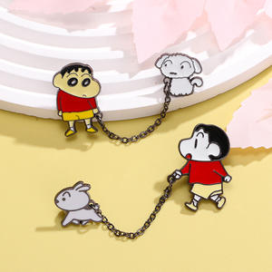 لعوب نمط أنيمي شارة معدنية الكرتون صبي الكلب سلسلة بروش قلادة اكسسوارات عصرية للحقائب جاكيتات يضم الفاكهة - Product Image 1