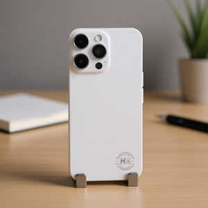 Carcasa Trasera Blanca con Lente de Cámara y Soporte Metálico para iPhone 15 Pro - Product Image 3