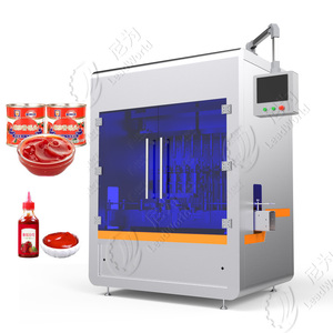 Produktions linie für Rindfleisch und Schweine fleisch mit konzentrierten zerkleinerten Bohnen und Tomaten konserven mit zuverlässigen Lager kern komponenten - Product Image 2