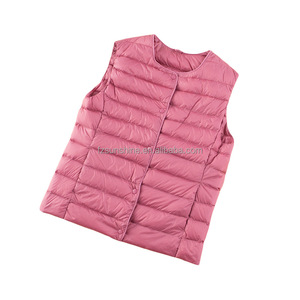 Chalecos Acolchados para <span class=keywords><strong>Mujer</strong></span> Talla Grande, Chalecos Ligeros Plegables con Relleno de Plumas, <span class=keywords><strong>Chaleco</strong></span> sin Mangas para <span class=keywords><strong>Mujer</strong></span> - Product Image 2