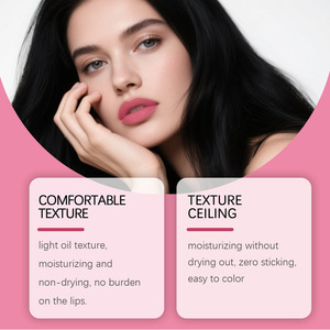 Brillo Labial de Terciopelo Hidratante de 24 Horas al por Mayor, Tinte Labial de Marca Privada, Brillo Labial con Logotipo Personalizado, Bajo MOQ, Brillo Labial Vegano al por Mayor - Product Image 3