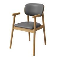 Table et chaises carrées en bois pour café, usage commercial, pour hôtel, restaurant, café, hôpital - Facile à nettoyer, respectueux de l'environnement