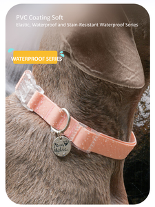 Collar de Perro Personalizado de Lujo Moderno y Resistente al Agua, Talla M, PVC con Diseño Simple y Sólido, para Perros, OEM ODM - Product Image 3