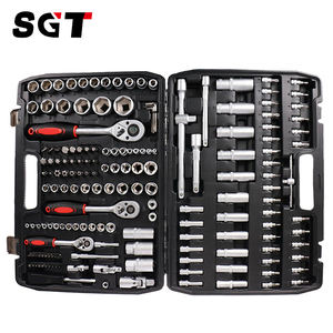 Ensemble d'outils à douilles 171 avec cliquets dans un étui en plastique, ensemble polyvalent de 171 pièces adapté à tout <span class=keywords><strong>atelier</strong></span> ou <span class=keywords><strong>garage</strong></span> - Product Image 4