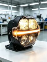 Lámpara Auxiliar para Auto C100, Barra de Luz Brillante de 18000 Lúmenes, Luz de Trabajo LED para Todoterreno 4x4