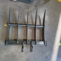Râteau et tarière de 200 mm pour mini-excavatrices NX de haute qualité – Promotion pour excavatrices de 1 à 4 tonnes – Garantie 1 an