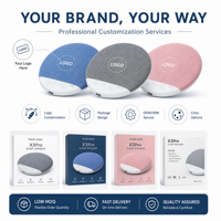 Nouvelle Enceinte de Chevet X3PRO Transfrontalière, Disque Musical pour le Sommeil à Poser sous l'Oreiller, Haute Qualité, pour Boîtier de Bruit Blanc 5.3, Batterie