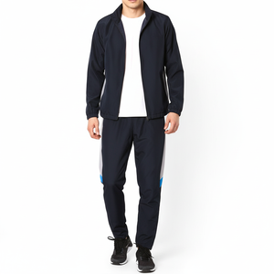 Ensembles de survêtements pour hommes Ensemble de survêtements 2 pièces respirant à manches longues en polyester personnalisé Ensemble de survêtements pour hommes - Product Image 1