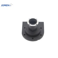 Base noire en acier inoxydable usinée par tournage et fraisage CNC de précision - Compatible avec les machines automatisées - Tolérance 0,01 mm