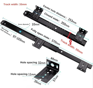 Modern Adjustable Height Computer Keyboard Tray for Bedroom Desk with <b>Sliding</b> Drawer <b>Shelf</b> - Product Image 4
