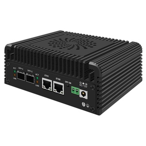 เราเตอร์ไฟร์วอลล์อุตสาหกรรมรุ่นใหม่ เจนเนอเรชั่น 12 I3 DDR5 2x10G SFP+ มินิพีซีไร้พัดลม เซิร์ฟเวอร์ NAS Proxmox OPNsense X4 - Product Image 2