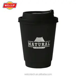Fabricante personalizado biodegradável café café papel café copos descartáveis 12oz dupla parede papel copos para bebidas quentes