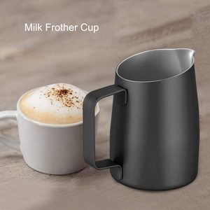 <span class=keywords><strong>Pichet</strong></span> à <span class=keywords><strong>lait</strong></span> en acier inoxydable pour barista, avec bec verseur arabe, pour faire des latte art, en noir - Product Image 4