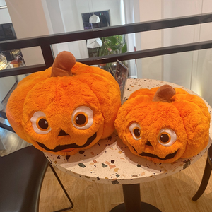 Grande peluche amusante de citrouille démoniaque pour Halloween, cadeau et décoration de Noël - Product Image 4