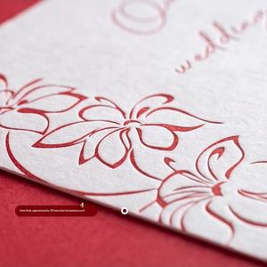 Cartes de <span class=keywords><strong>remerciement</strong></span> personnalisées en carton de coton imprimé en gravure pour les invités de banquet, impression de salutations pour les fêtes - Product Image 2