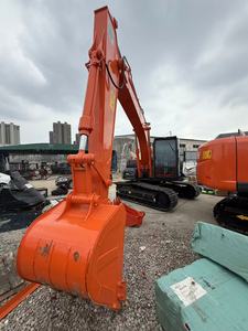 Excavadora de movimiento de tierra Hitachi ZX120 de segunda mano de 12 toneladas, bomba de Motor incluida, máquina de construcción de engranajes, excavadora sobre orugas para - Product Image 2