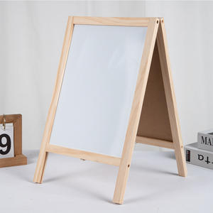 Chevalet d'art en bois avec <span class=keywords><strong>tableau</strong></span> blanc magnétique, pliable, multifonction, <span class=keywords><strong>tableau</strong></span> noir en bois double face - Product Image 5