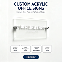 Panneaux en acrylique imprimés sur mesure, minimalistes et élégants, plaques commerciales faciles à installer, adaptés aux bureaux, hôpitaux, salons, art déco