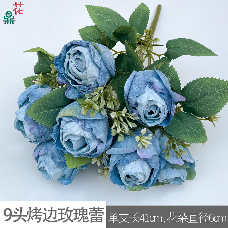 9 tête torréfié bord rose bourgeon GY bleu