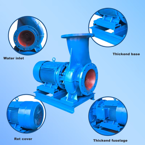 Big Flow Horizontal Pipeline Centrifugal Water Pump Custom Voltage Frequency Industrial Pipeline Booster Pump - Product Image 2