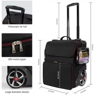 Valise de maquillage professionnelle personnalisée, grande, à compartiments multiples, imperméable, durable, avec poignée souple, pour salon de beauté, sacs à cosmétiques