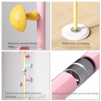 Porte-chapeaux en forme de champignon, élégant, simple, sûr et autonome, idéal pour l'affichage de vêtements, adapté aux chambres à coucher