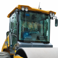 Compacteur vibrant à tambour unique XS225H de 22 tonnes avec moteur Shangchai, pompe et roulement pour la construction routière