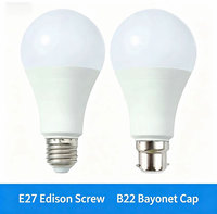 Ampoules LED SMD en gros directement de l'usine, culot E27, AC220V, 3-30W, 4000K, économie d'énergie, résidentielles, revêtement plastique, pour intérieur