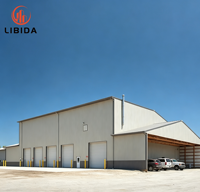 Almacén de Estructura de Acero Galvanizado Prefabricado Personalizado, Nave Industrial Metálica de Gran Envergadura, Edificio de Almacenamiento para Fábrica