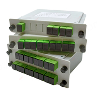 Boîtier de répartition optique PLC CaiLI en fibre optique, cassette SC UPC/APC 1x2/1x4/1x8/1x16 pour réseaux FTTH FTTB FTTX